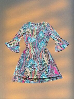 Tommy Hilfiger Multicolor Paisley Print Top - Blue & Pink Accents
